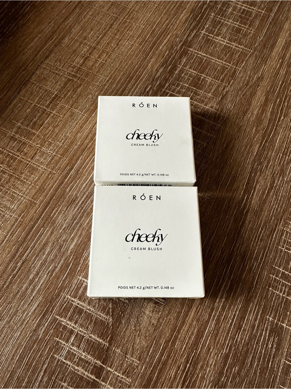 Roen Beauty Cheeky Blush (Natural Rose and Sunlit Coral) NEW UNUSED was $38